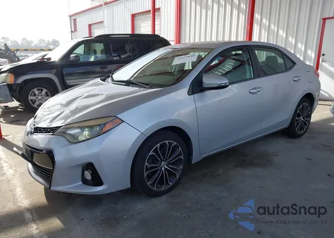 2015 Toyota Corolla S Plus z USA, uszkodzony, nr VIN 2T1BURHE1FC230081